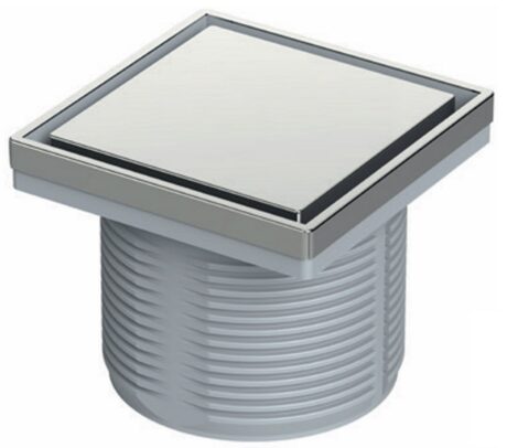 10X10 PREMIUM PASLANMAZ ÇERÇEVE VE IZGARALI PLASTİK GÖVDELİ YÜKSEKLİK AYARLI ÜST GÖVDE SÜZGEÇ