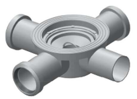 140 MM DÖRT ÇIKIŞLI ALT TAS