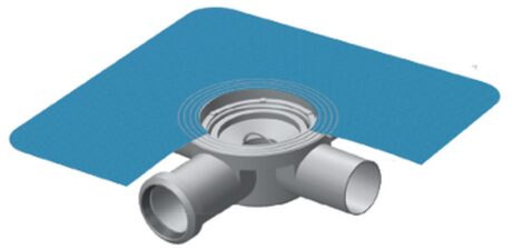 140 MM DÖRT ÇIKIŞLI TEKSTİL MEMBRANLI ALT TAS