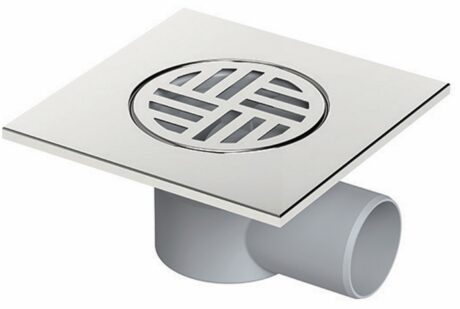 15X15 SCALA PASLANMAZ ÇERÇEVE VE IZGARALI PLASTİK GÖVDELİ SABİT ÇIKIŞLI SÜZGEÇ