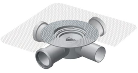 180 MM DÖRT ÇIKIŞLI FİLELİ ALT TAS