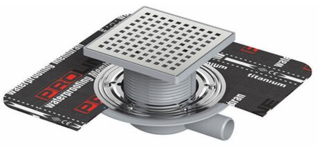 15x15 PLASTİK ÇERÇEVELİ 210 MM YALITIM ETEKLİ YÜKSEKLİK AYARLI BİTUM MEMBRANLI SÜZGEÇ
