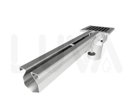 300X300X175 Paslanmaz Slot Kanal--İzolasyon Yakalı, Alttan Çıkışlı