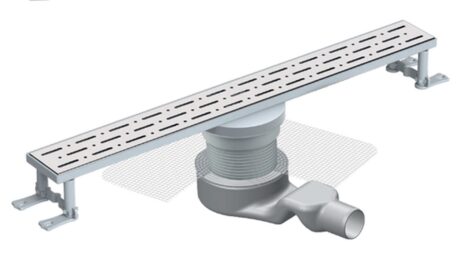 LİNE FİLELİ Y360 S SİFON PLASTİK GÖVDE PASLANMAZ IZGARALI DUŞ KANALI