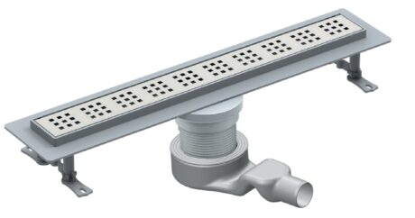 PERA LINE Y360 S SİFON PLASTİK ÇERÇEVELİ YALITIM ETEKLİ PASLANMAZ IZGARALI YÜKSEKLİK AYARLI DUŞ KANALI