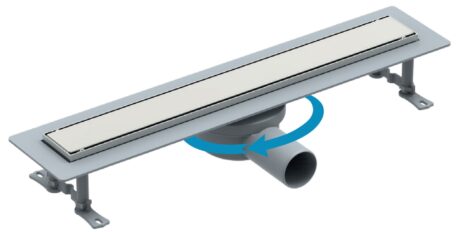 PRIME LINE PASLANMAZ ÇERÇEVELİ YALITIM ETEKLİ SABİT ÇIKIŞLI DUŞ KANALI