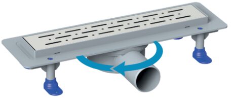 PRIME LINE PLASTİK ÇERÇEVELİ YALITIM ETEKLİ SABİT ÇIKIŞLI DUŞ KANALI