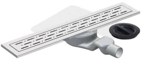 STYLE VEGA LUX KALIN ÇERÇEVELİ PASLANMAZ KASALI Y360 S SİFON FİLELİ DUŞ KANALI