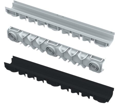 130x1000X75mm OLUKLU PLASTİK KANAL OLUĞU
