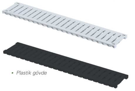 100x500mm PLASTİK KANAL IZGARASI