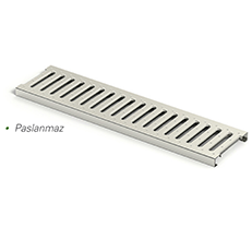 Paslanmaz Kanal Izgarası Standart Desen